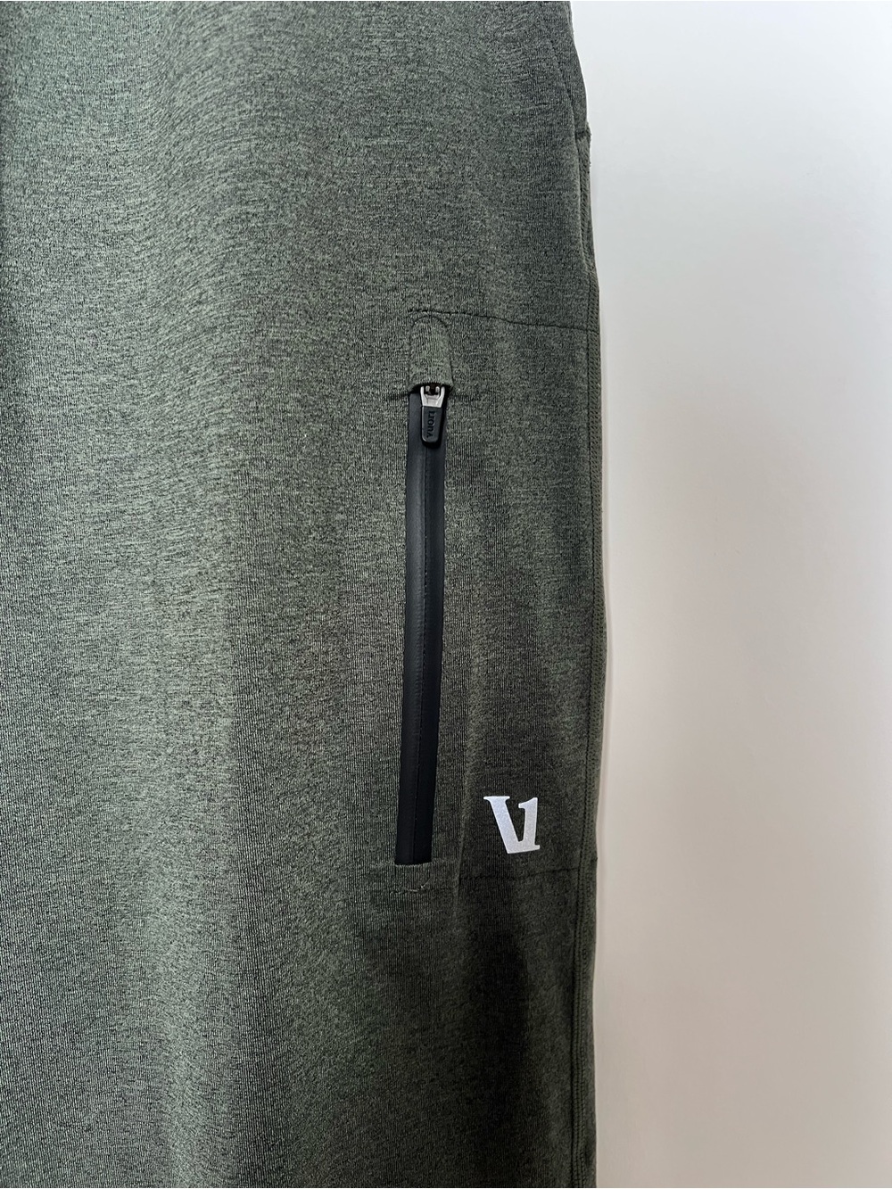 Vuori Sunday Performance Jogger Dark Olive Green Heather Athletic Lounge Pants - Picture 6 of 11